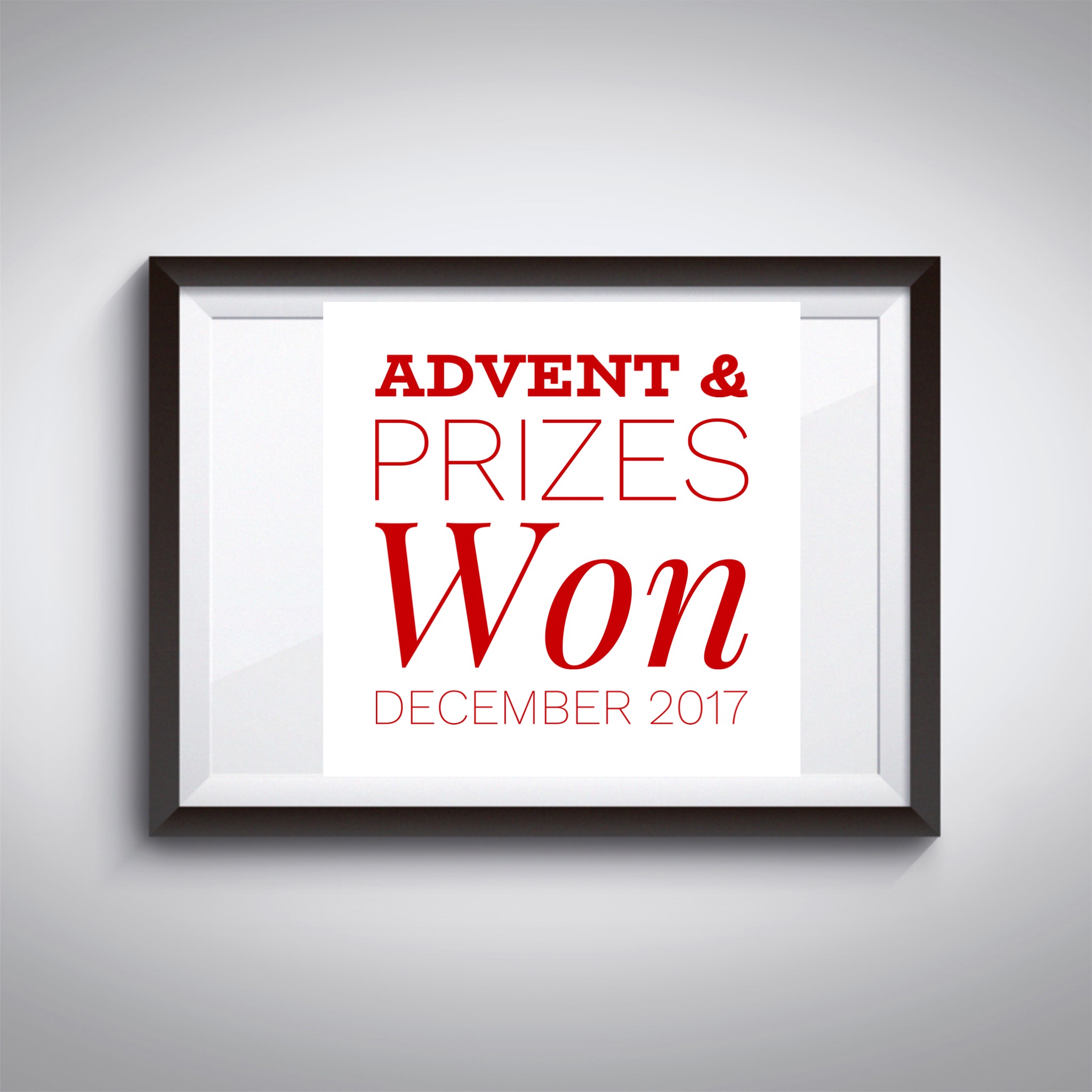 See What I Won in December 2017