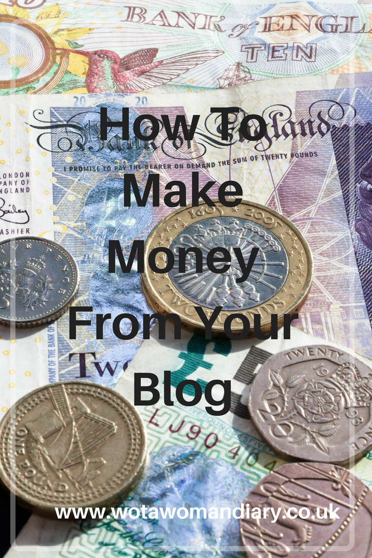 How To Make Money From Your Blog text image