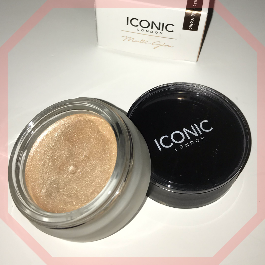 iconic london multiglow pot open so you can look at the cream inside
