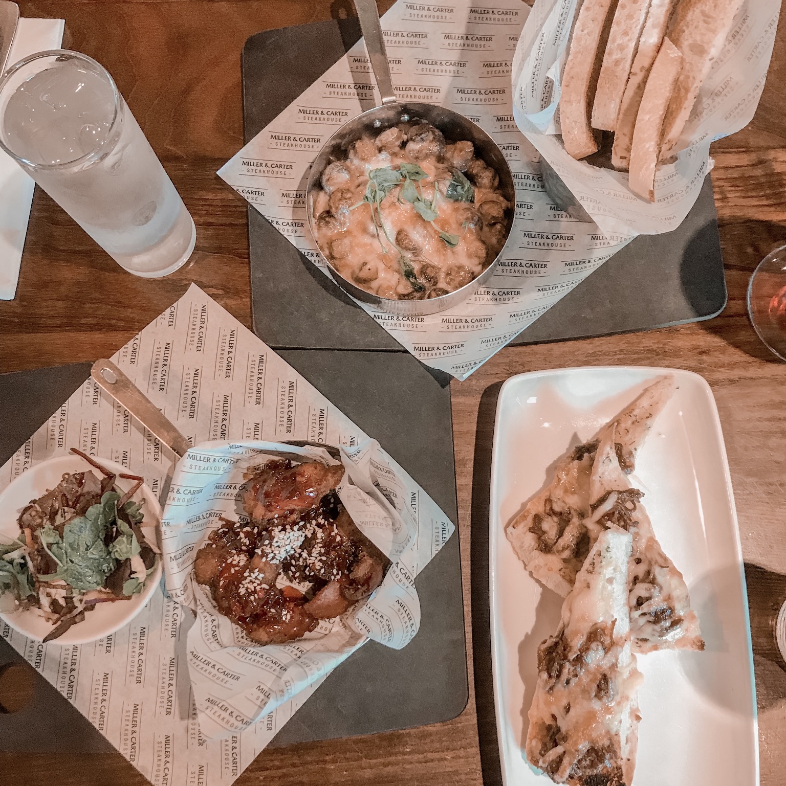 Whats on the menu at Miller & Carter