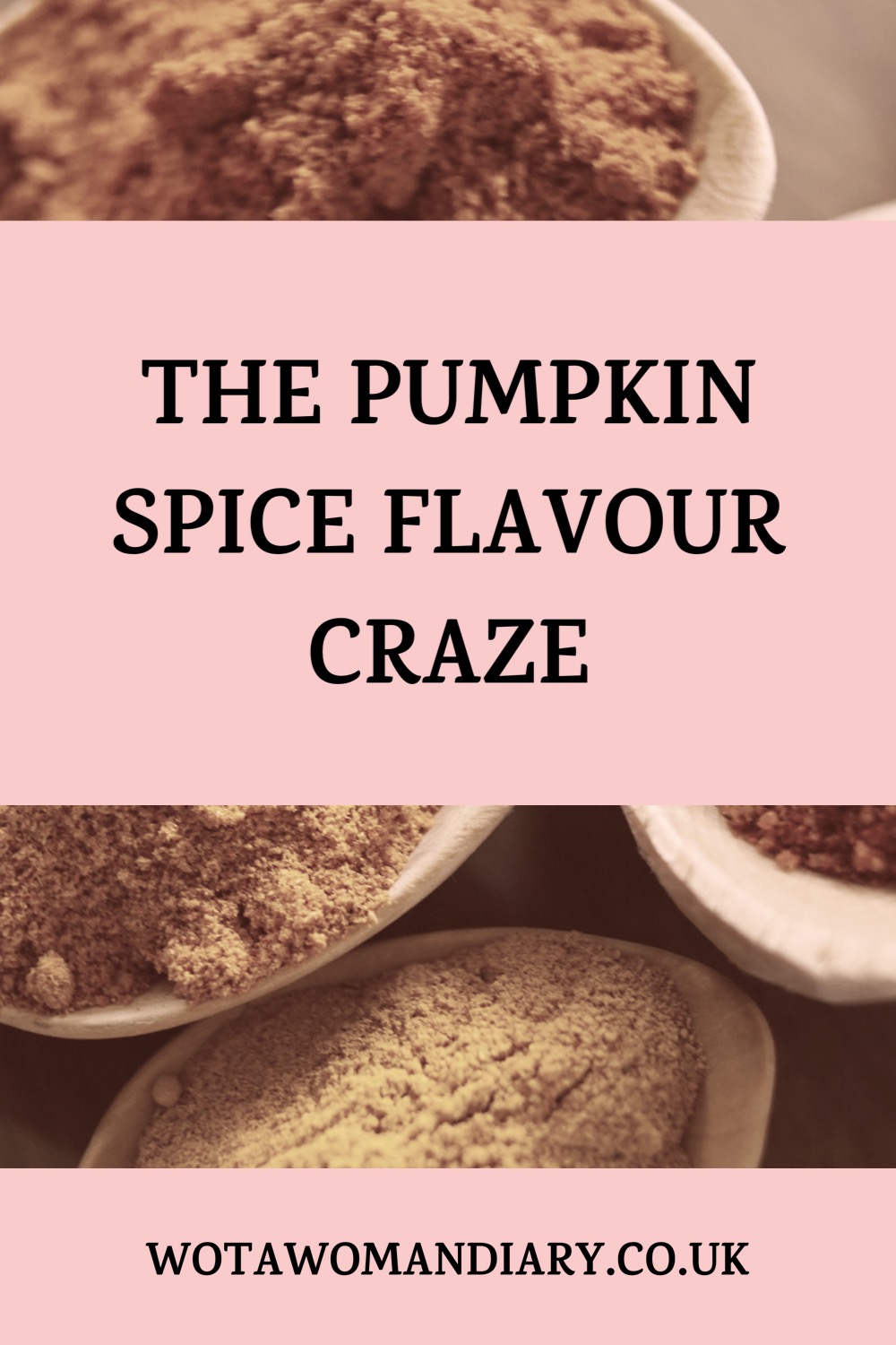 text image which reads the pumpkin spice flavour craze