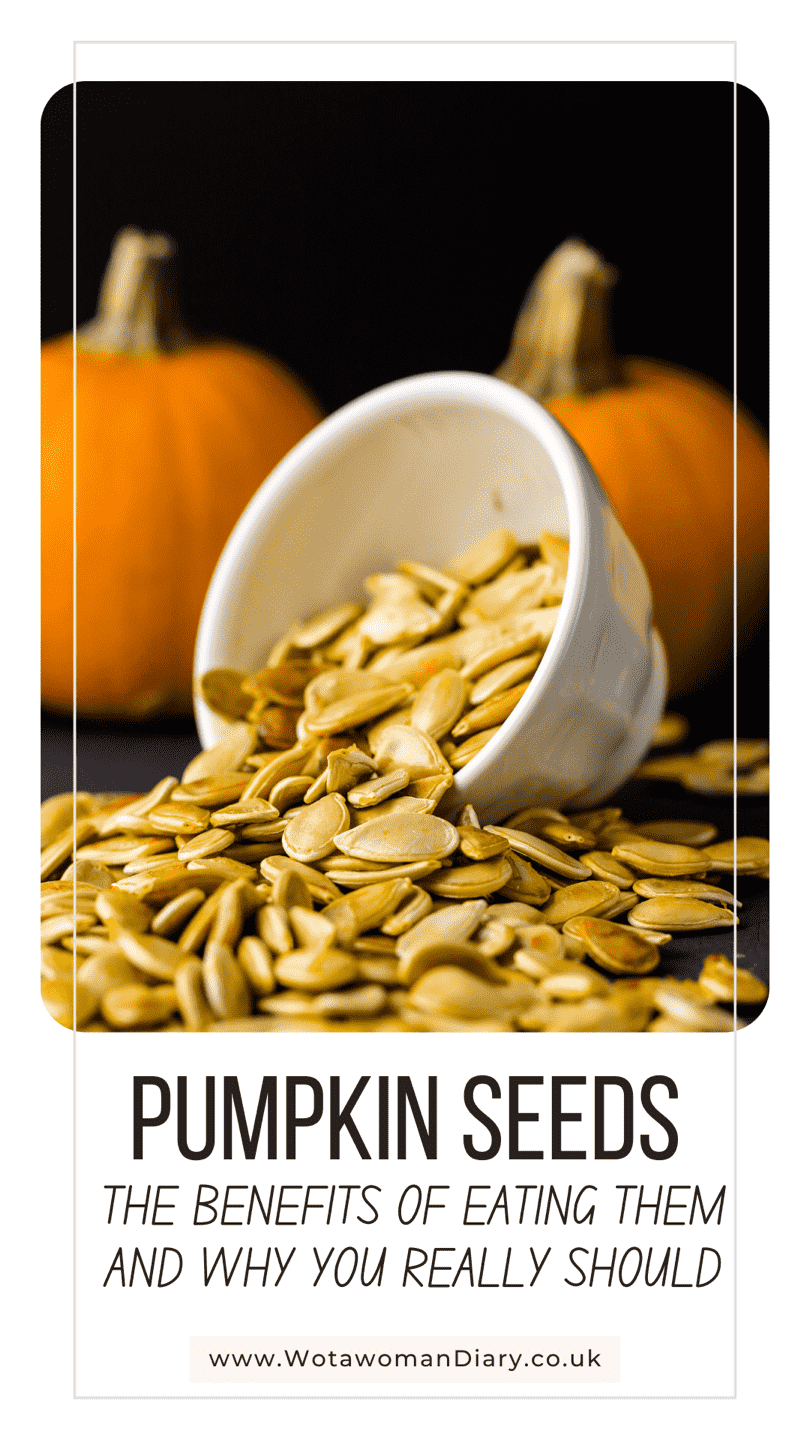 eating pumpkin seeds