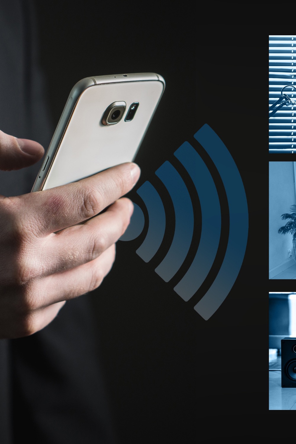 a hand holding a mobile for Mobile Payment Processing