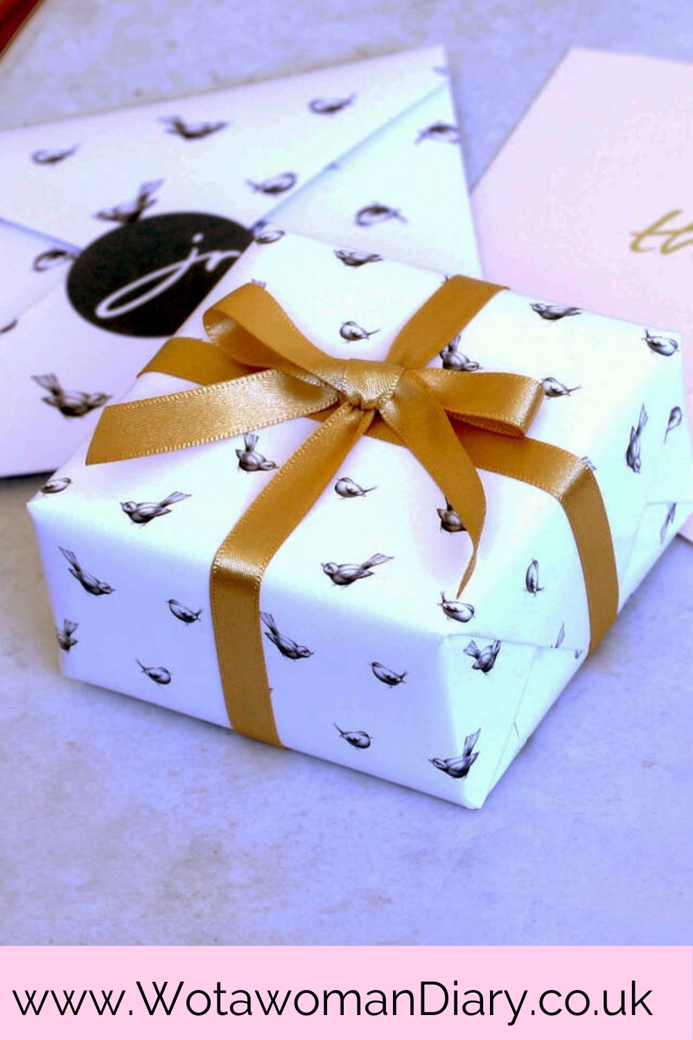 a beautifully wrapped box which the jewellery Jana Reinhardt use to send items