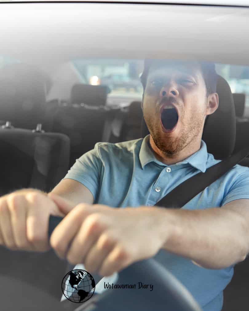 Driving while tired