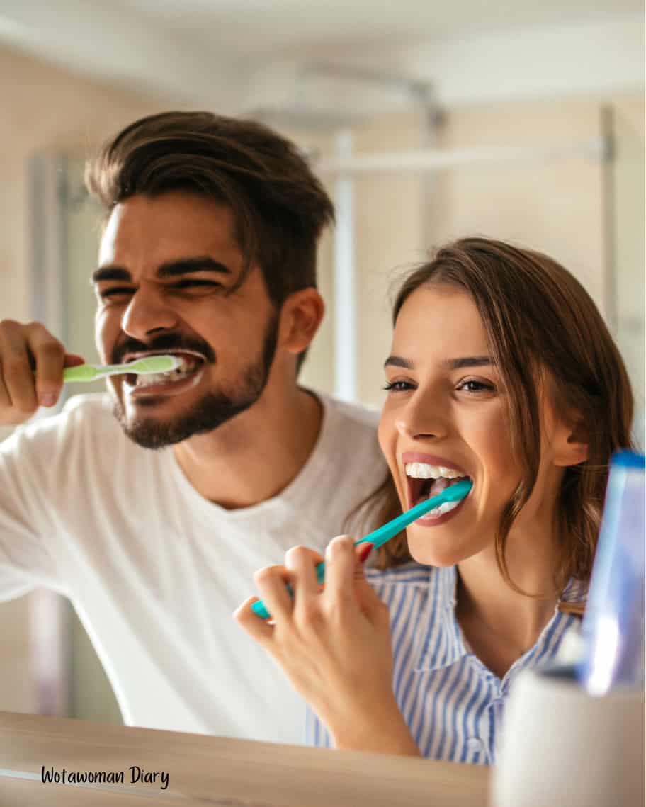 clean teeth while travelling