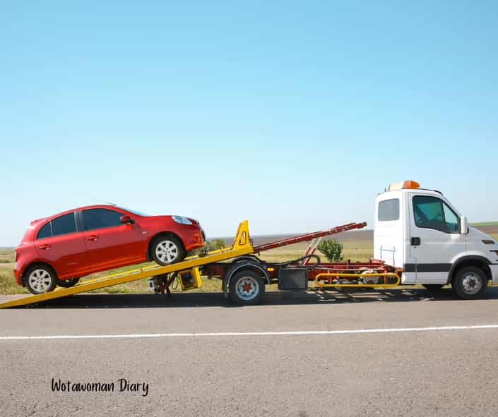 Moving a vehicle in london