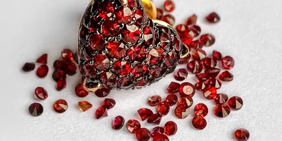 garnet jewellery